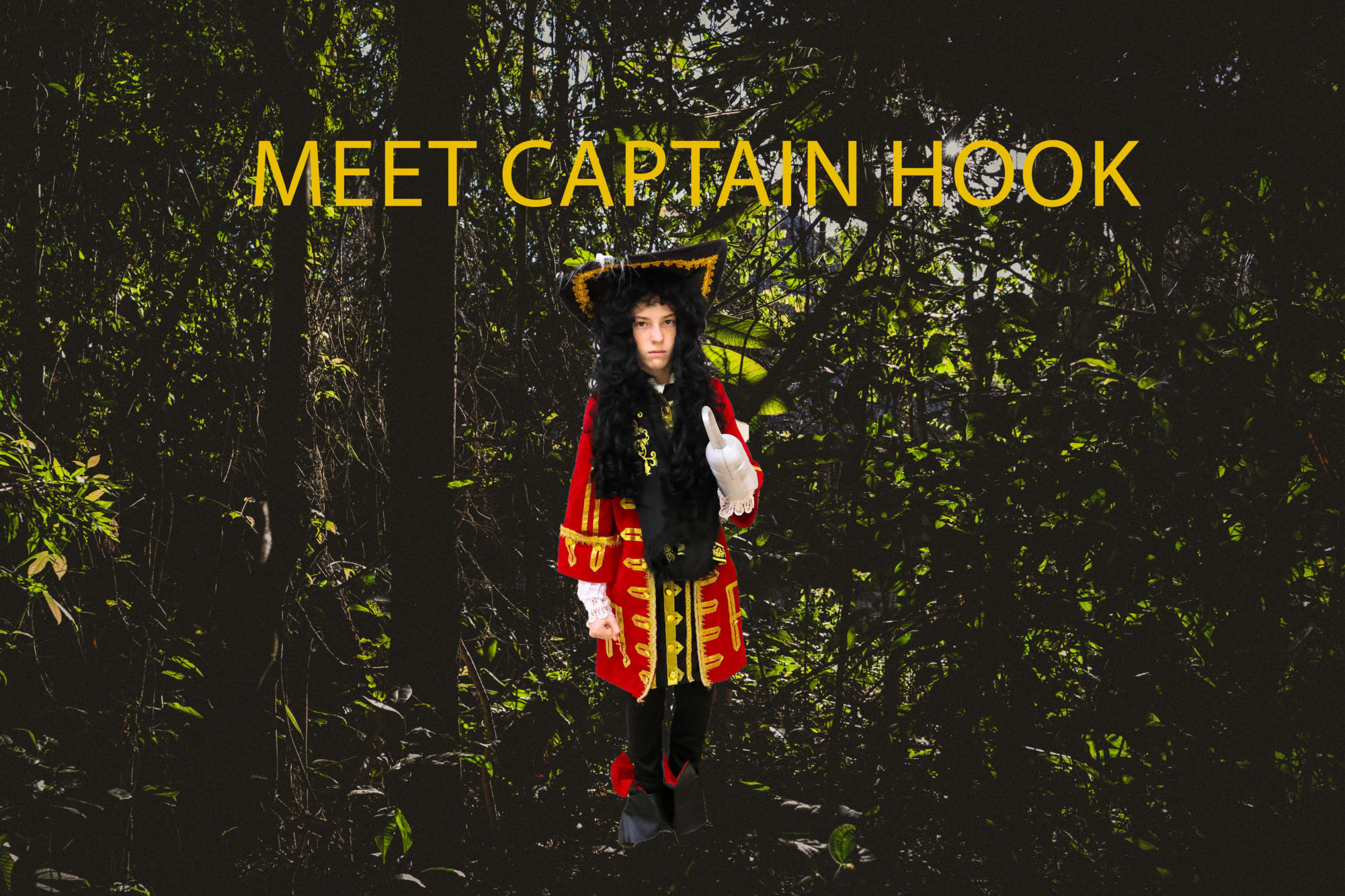 Meet Captain Hook-Nate Huckabee, who has been acting on the One School stage for many years. 