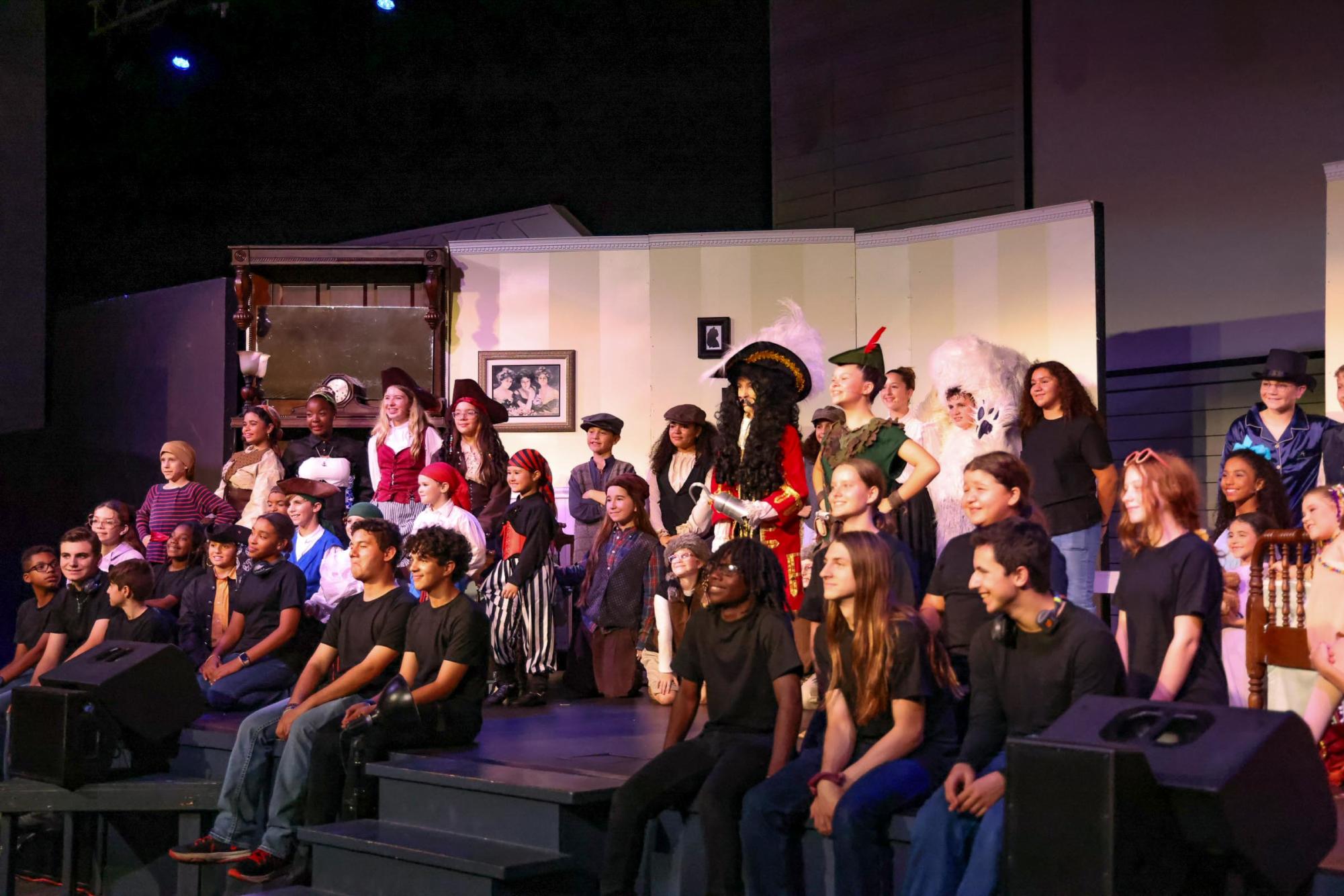 At the end of each show, the cast and crew all come together to take their bow. It takes so many hands behind the scenes to make every piece of a production come together. 