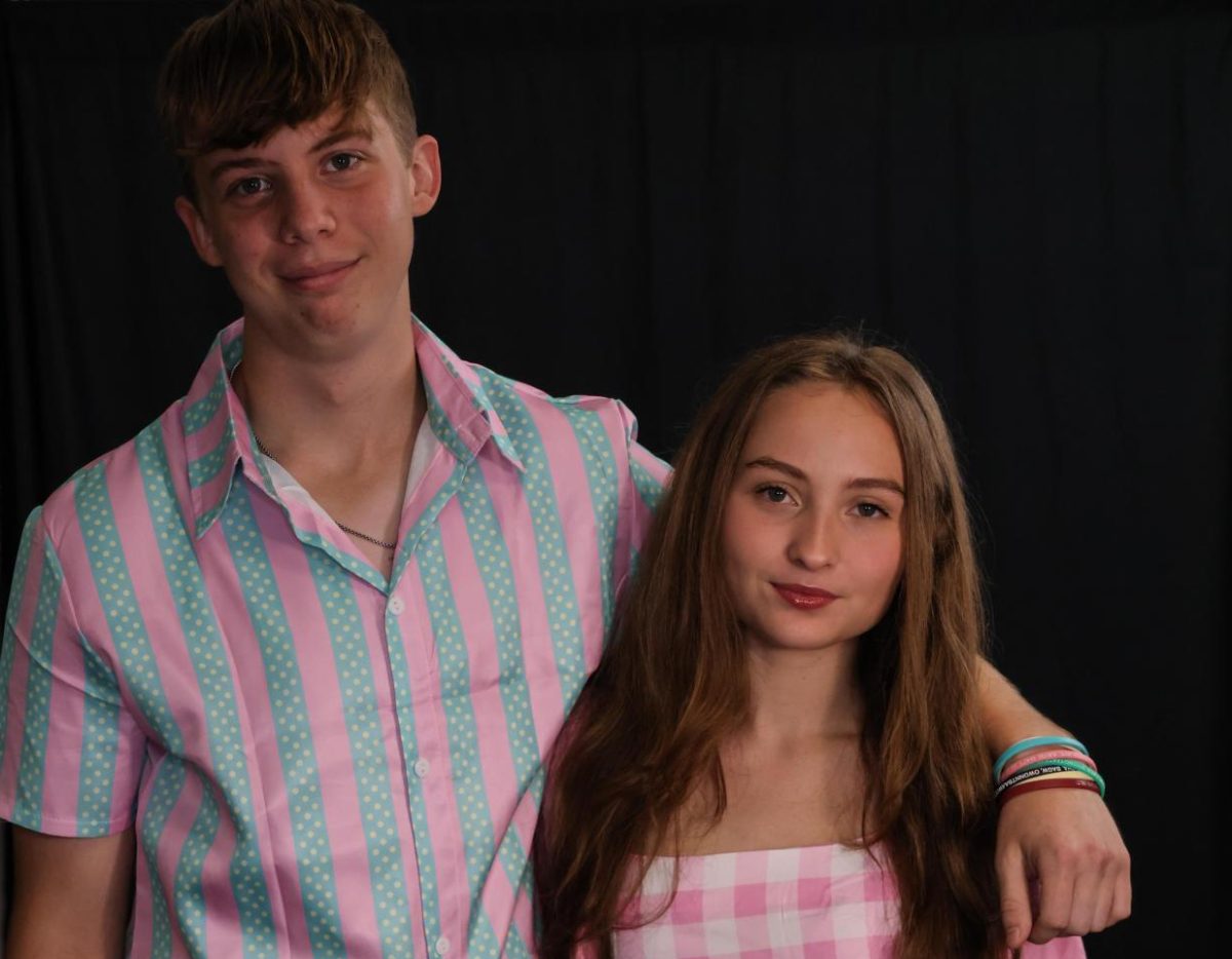 Brandon Greaver and Brianna Eshliman, 10th grade, are representing the sophomore class on the homecoming court.