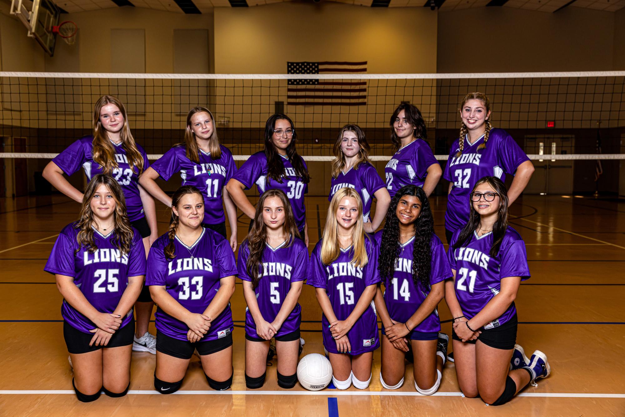 The Lions Volleyball Team