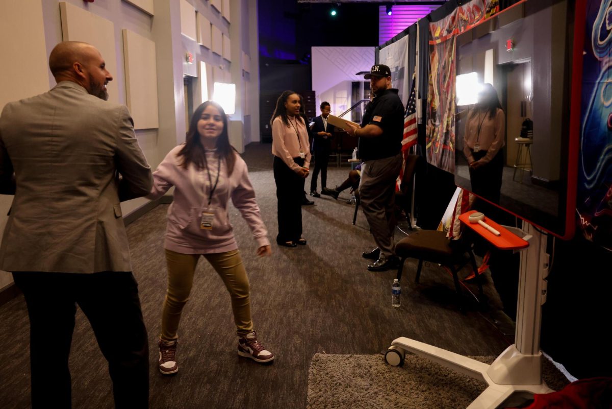 Amazing Shake-Scholars were tasked with playing a video game while helping influence the other player to use positive speech. 