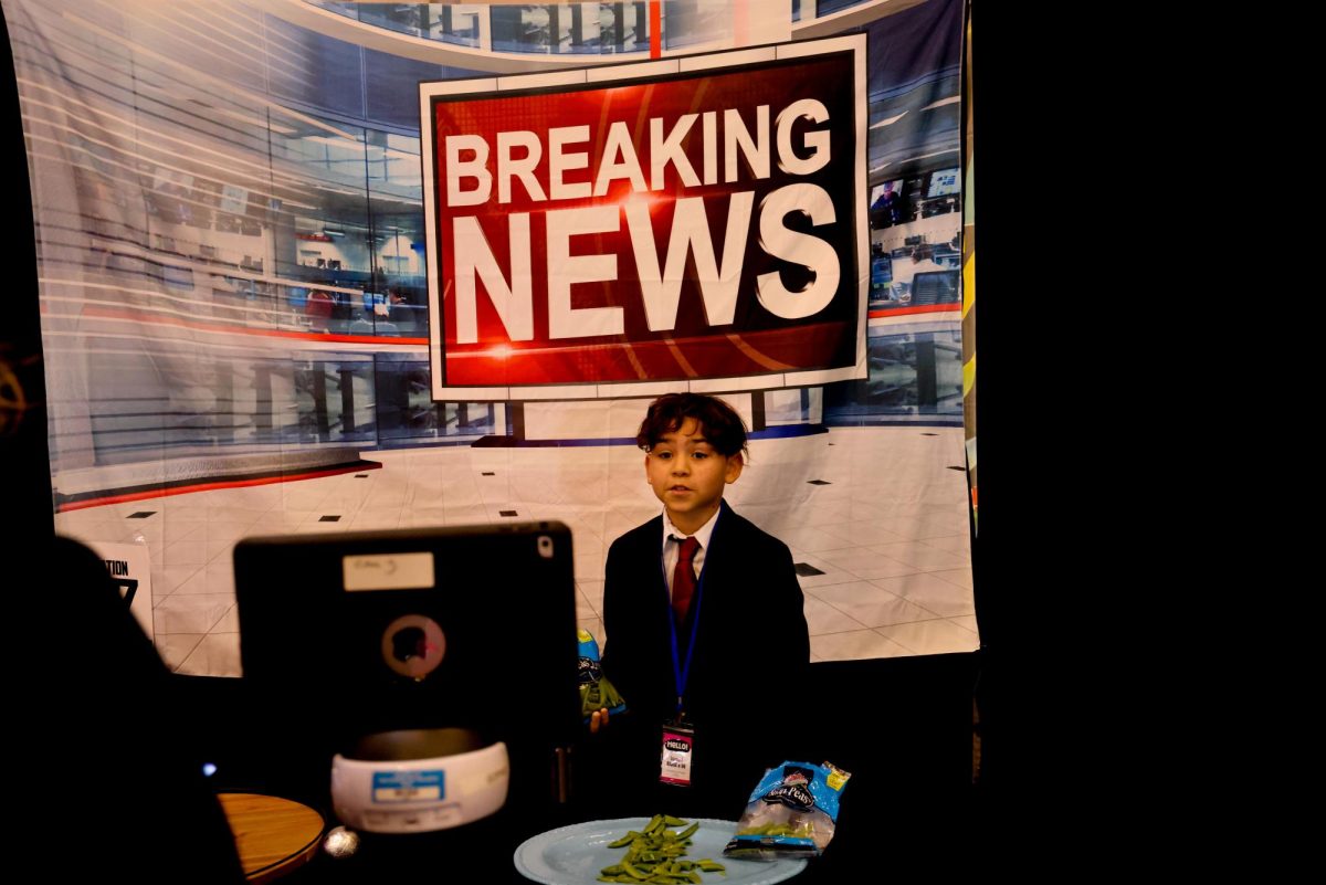 Amazing Shake-Scholars did a breaking news cast. 