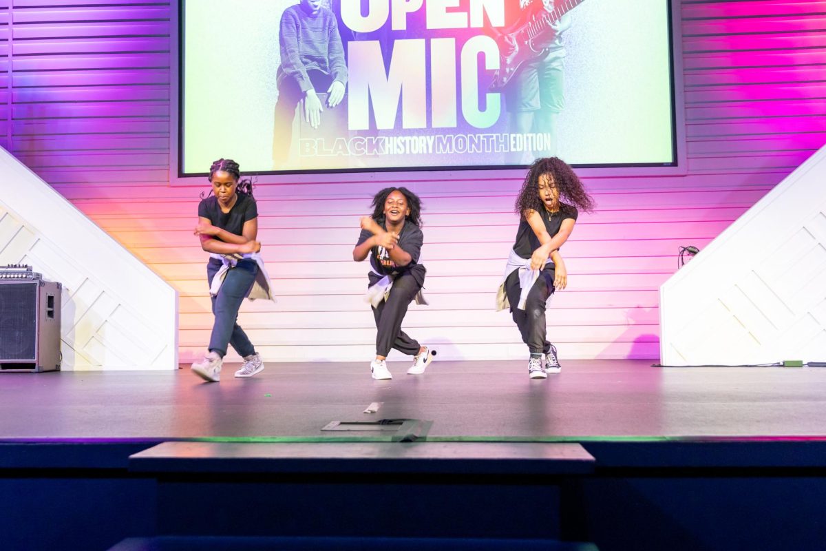 The song Armies was choreographed and danced by Malana Beedle, Oni-Symone Richmond, and Stephanie Robinson, sixth grade, who showed their talents through hip-hop. 