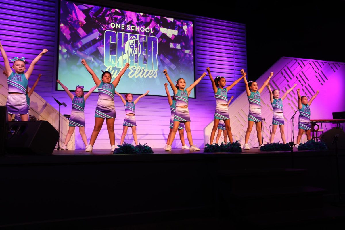 The Cheer Cubs Elite did an outstanding job with their Lets Get Loud routine to show their One School Pride!