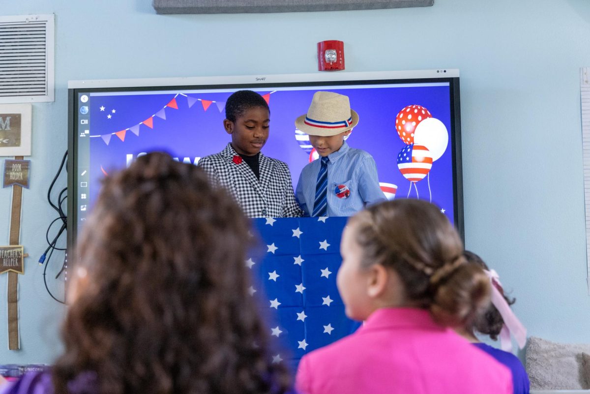 2nd Grade held an election to vote for their class president and vice president. They campaigned, prepared speeches, and voted. 