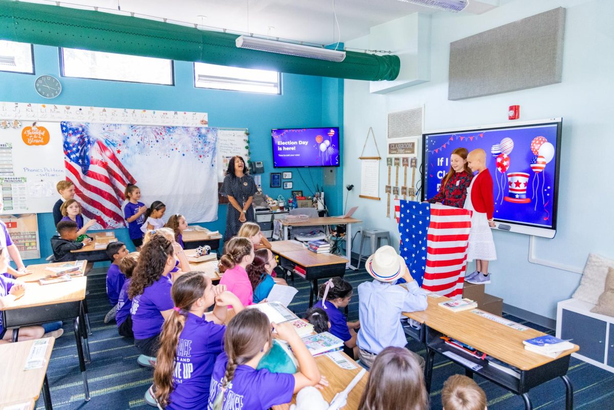 2nd Grade held an election to vote for their class president and vice president. They campaigned, prepared speeches, and voted. 