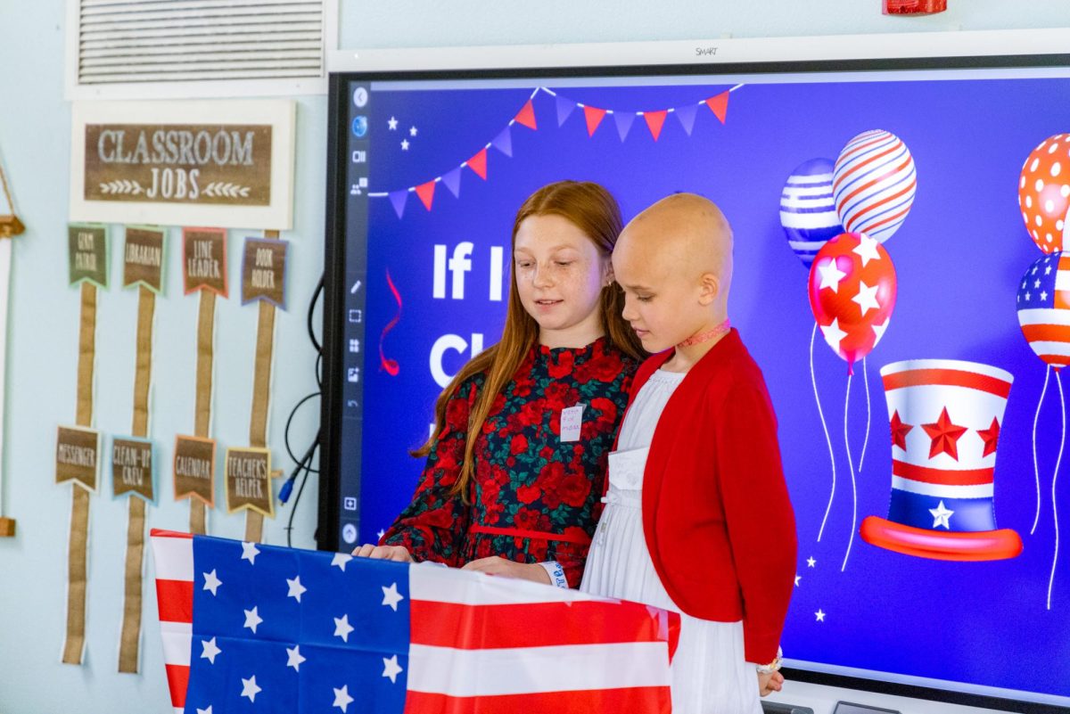 2nd Grade held an election to vote for their class president and vice president. They campaigned, prepared speeches, and voted. 