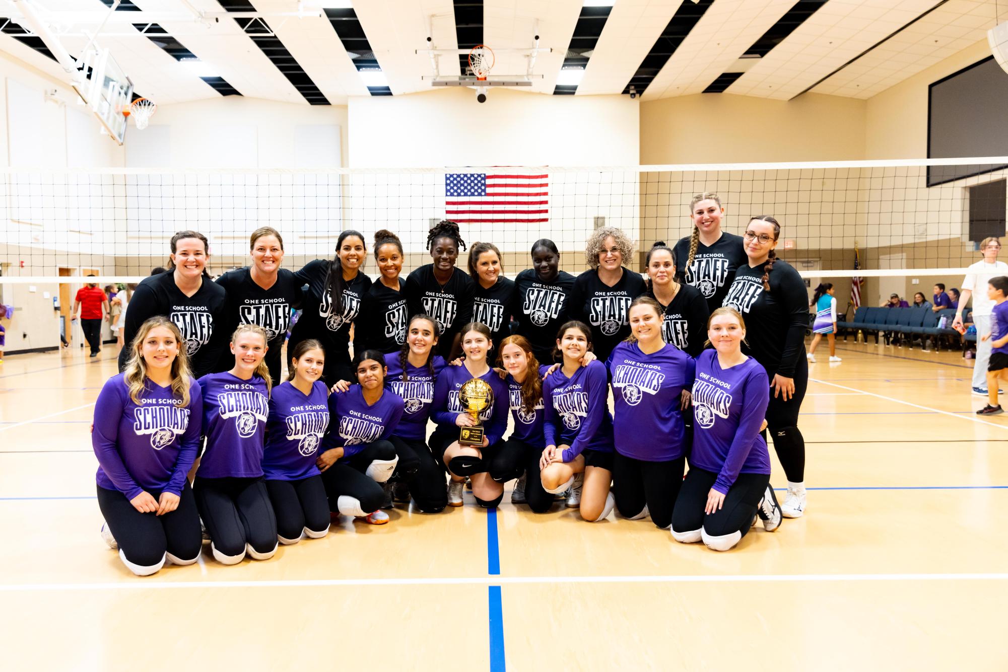 Staff vs Scholar Volleyball Game