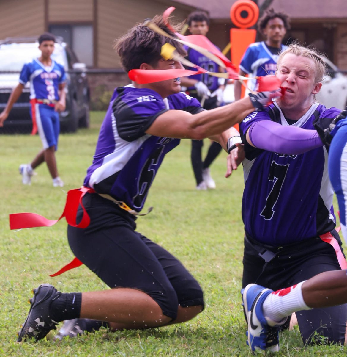 OS Lions flag football beat Liberty Christian Patriots 19-18