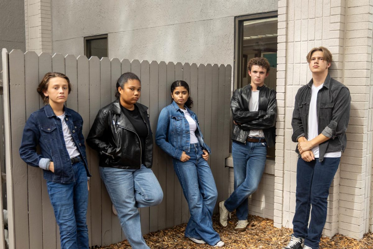 The Greasers dressed up for Ms. Tiansay's escape room. 