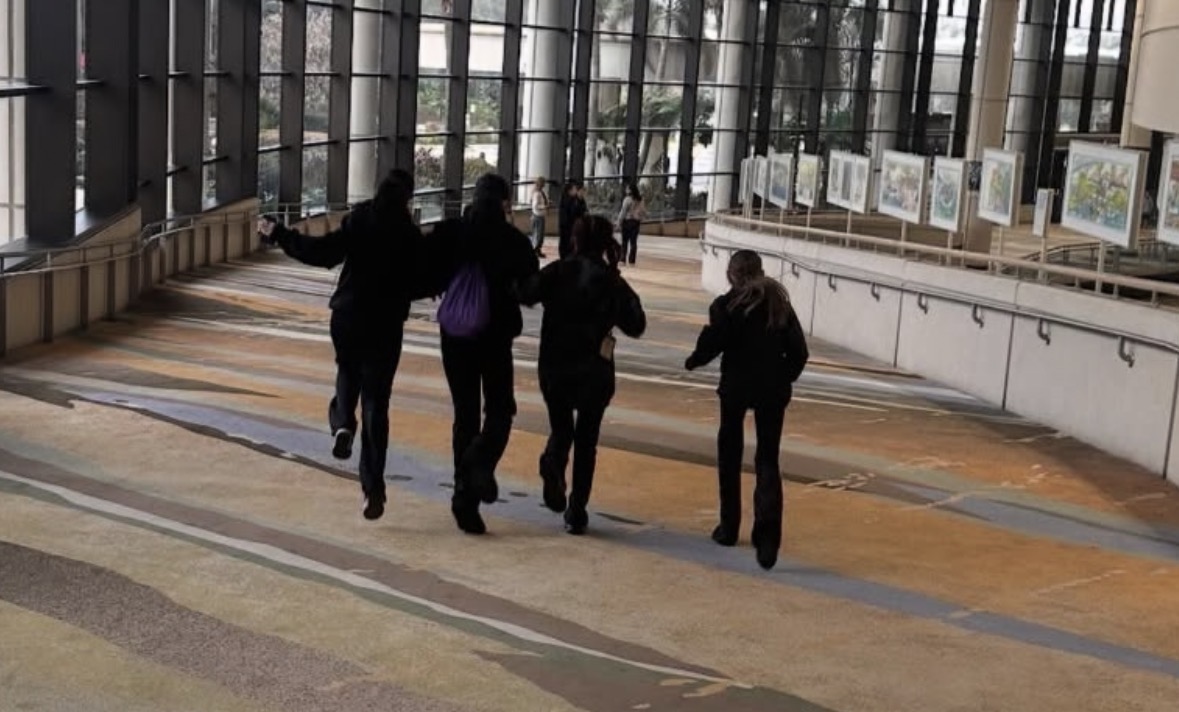 Junior Thespians skip down the halls of Orange County Convention Center.