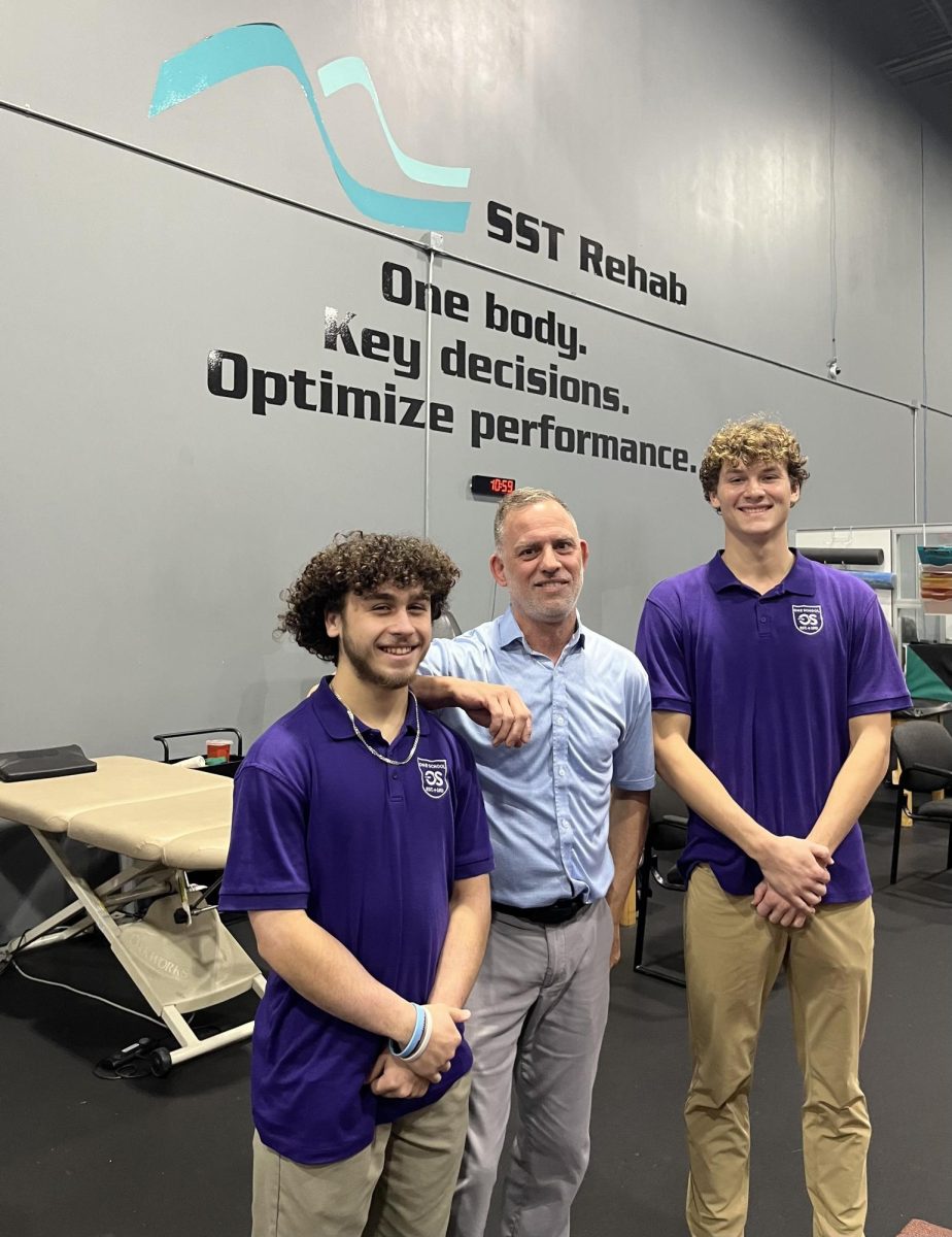 Zadiel Vientos and Jeremiah Schilling interned for a day at SST Rehab. 